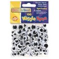 Art Supplies 7 mm. Wiggle Eyes- 100 Per Pack 3471-02